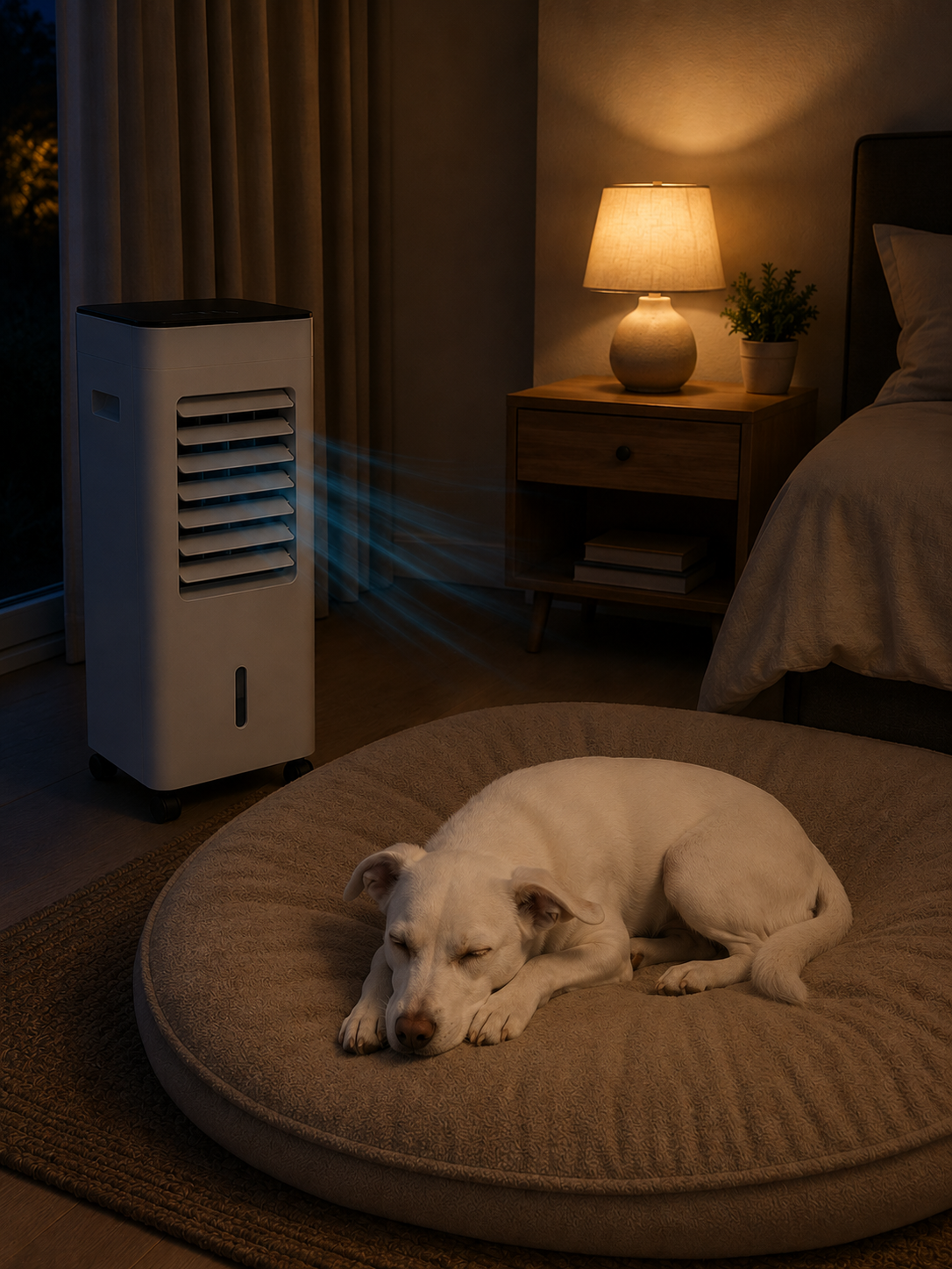 Cómo mantener la casa agradable en verano cuando vives con perros