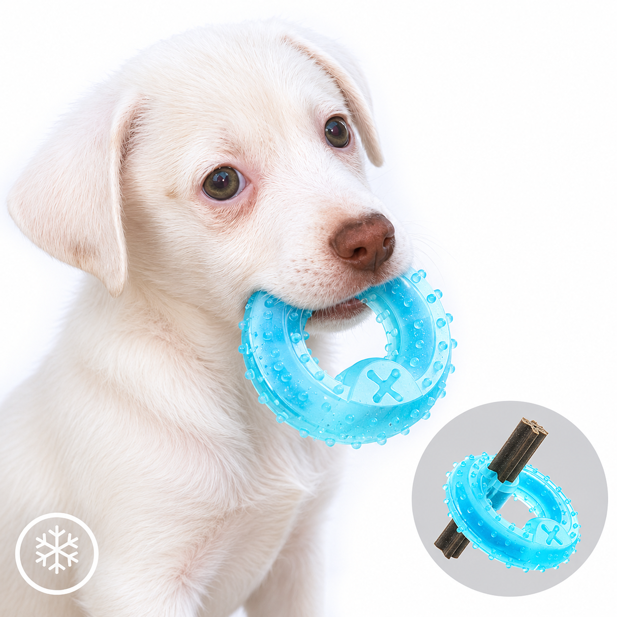 Mordedor Refrescante para Cachorros
