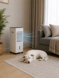 Climatizador portátil AirWoof 5 en 1 para hogares con mascotas — frío, calor y aire puro