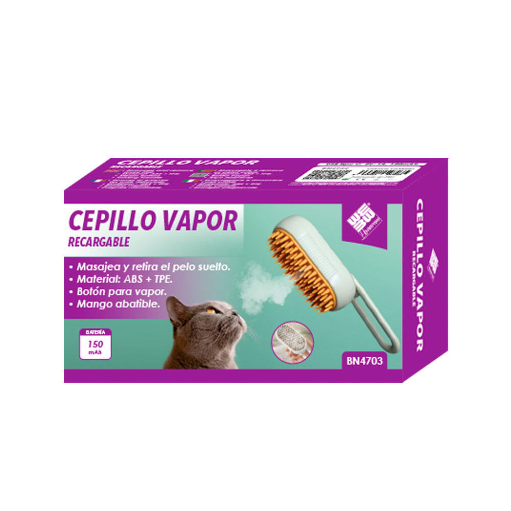 SpaWoof — Cepillo de Vapor para Mascotas | Pack 2 unidades